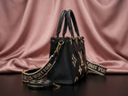 LOUIS VUITTON Bicolor Leather Satchel Bag