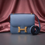 Hermès Constance 18 Blue Jean Epsom Leather Bag