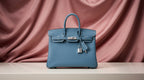 Hermès Birkin 25 Blue Jean Togo Leather Palladium Hardware