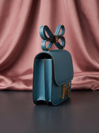 Hermès Constance 18 Bleu Orage Epsom Leather Bag
