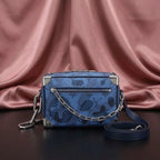 LOUIS VUITTON Soft Trunk Shoulder Bag in Blue