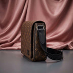 LOUIS VUITTON Canvas Messenger Bag – Men's Crossbody Bag with Adjustable Strap
