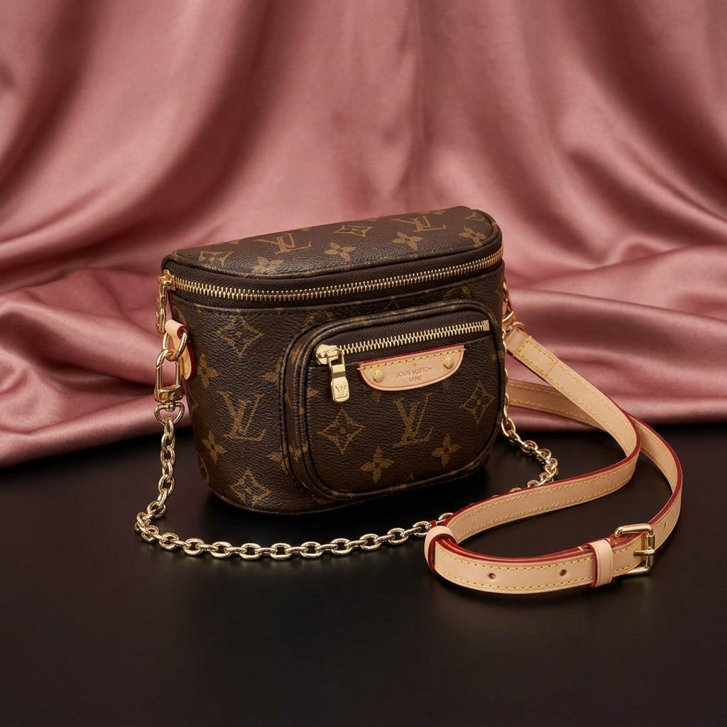 LOUIS VUITTON Canvas Bum Bag Shoulder Bag.
