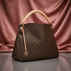 Louis Vuitton Canvas Hobo Shoulder Bag