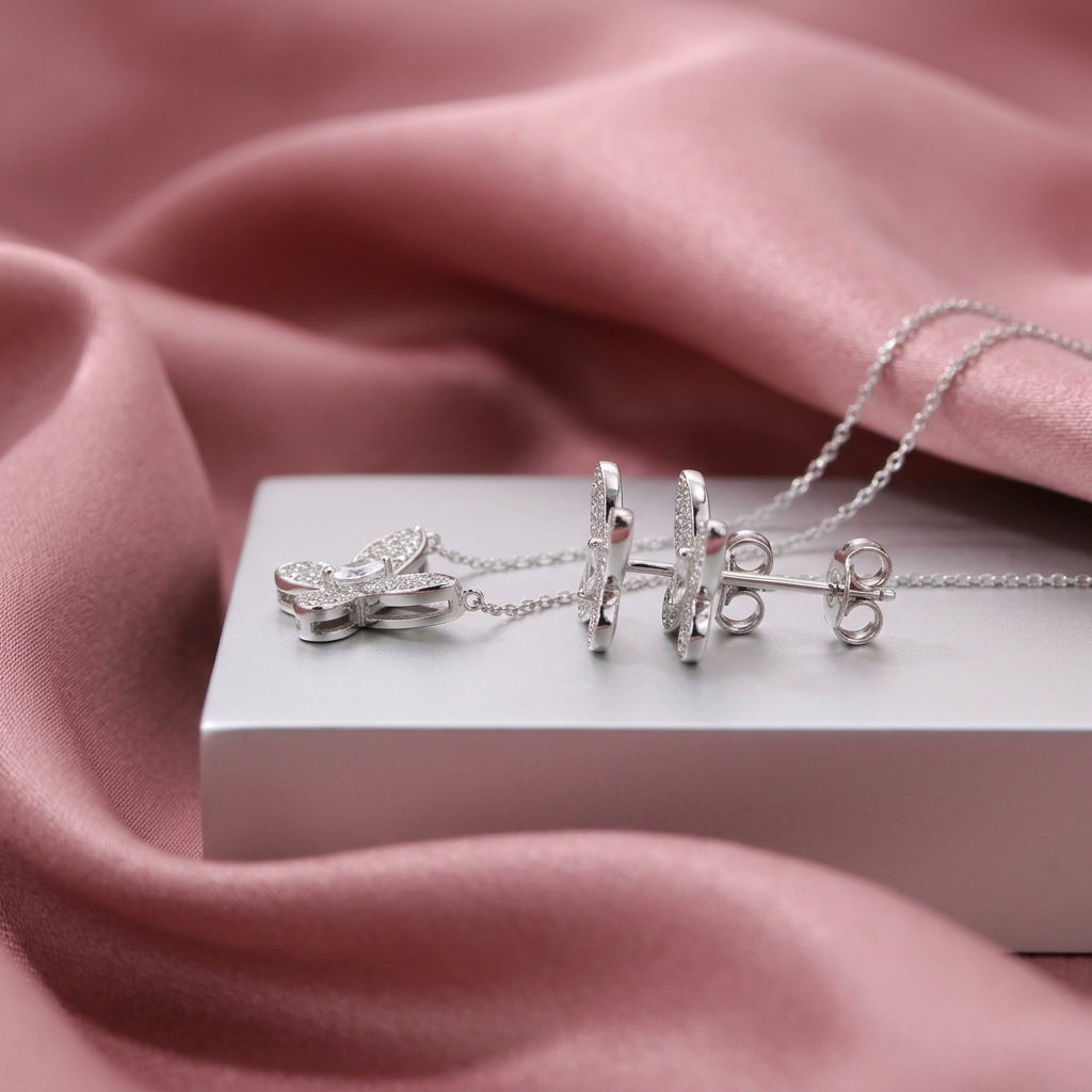 Silver Butterfly Pendant