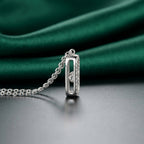 Sterling Silver Diamond-Cut Link Necklace