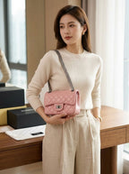 Chanel 2.55 Reissue Flap Bag | Pink Quilted Leather with Gunmetal Hardware – LisaLuxuryHub