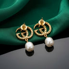 Gucci GG Marmont Multicolor Pearl Drop Earrings