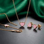 Chopard Happy Hearts Pink Enamel Jewelry Set