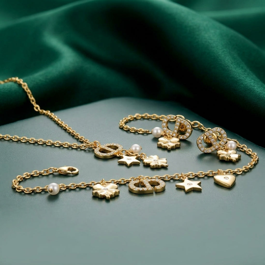 Dior Saint Dior Charm Jewelry Set