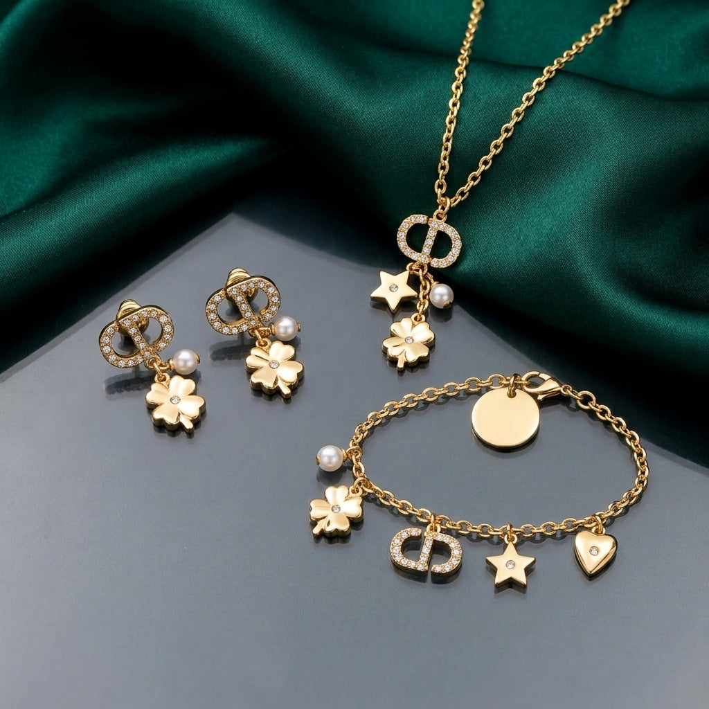 Dior Saint Dior Charm Jewelry Set