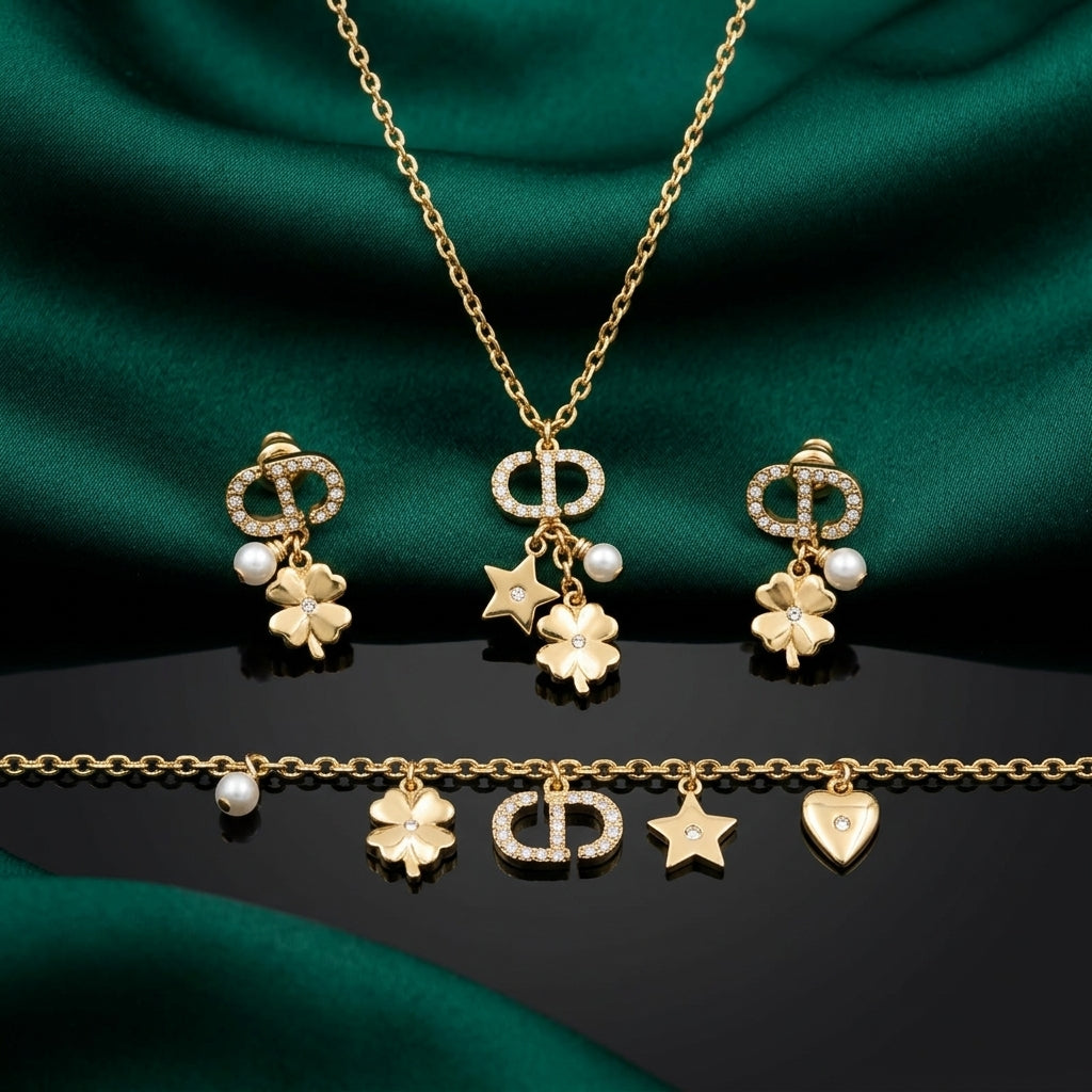 Dior Saint Dior Charm Jewelry Set