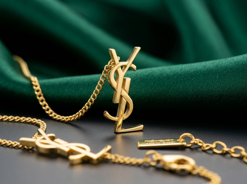 LV Gold-Tone Interlocking Monogram Jewelry Set – 3 Pieces