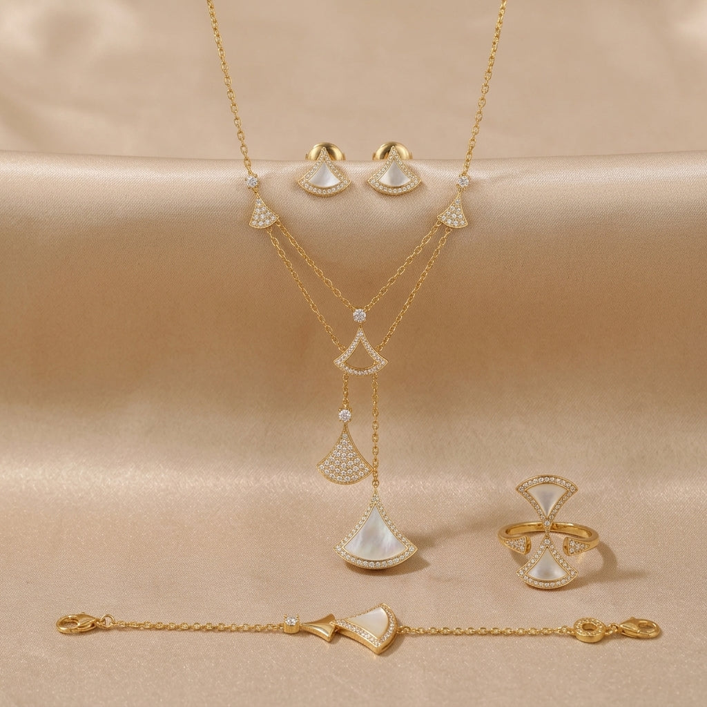 Bulgari Divas' Dream Fan Motif Jewelry Set