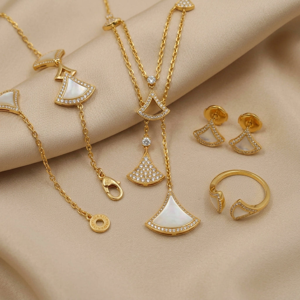 Bulgari Divas' Dream Fan Motif Jewelry Set
