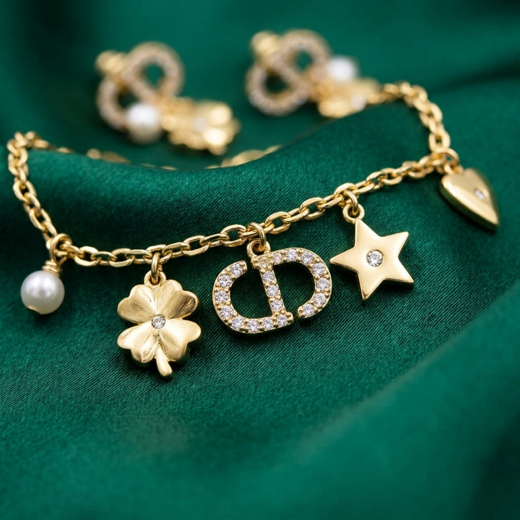 Dior Saint Dior Charm Jewelry Set