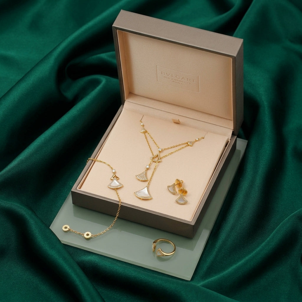Bulgari Divas' Dream Fan Motif Jewelry Set