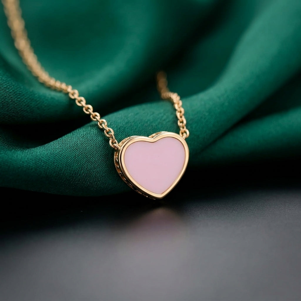 Chopard Happy Hearts Pink Enamel Jewelry Set