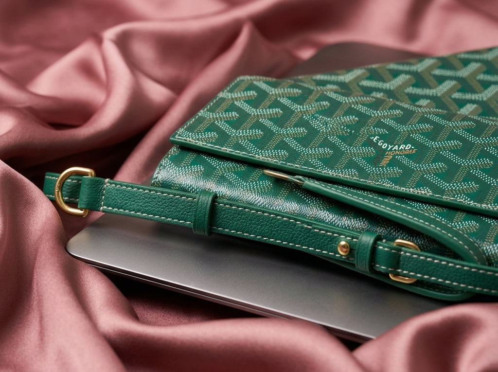 GOYARD Heritage Chevron Wallet-on-Chain Crossbody
