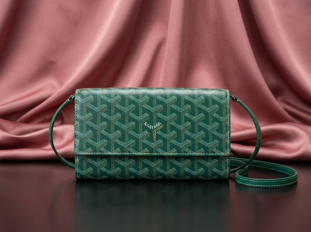GOYARD Heritage Chevron Wallet-on-Chain Crossbody