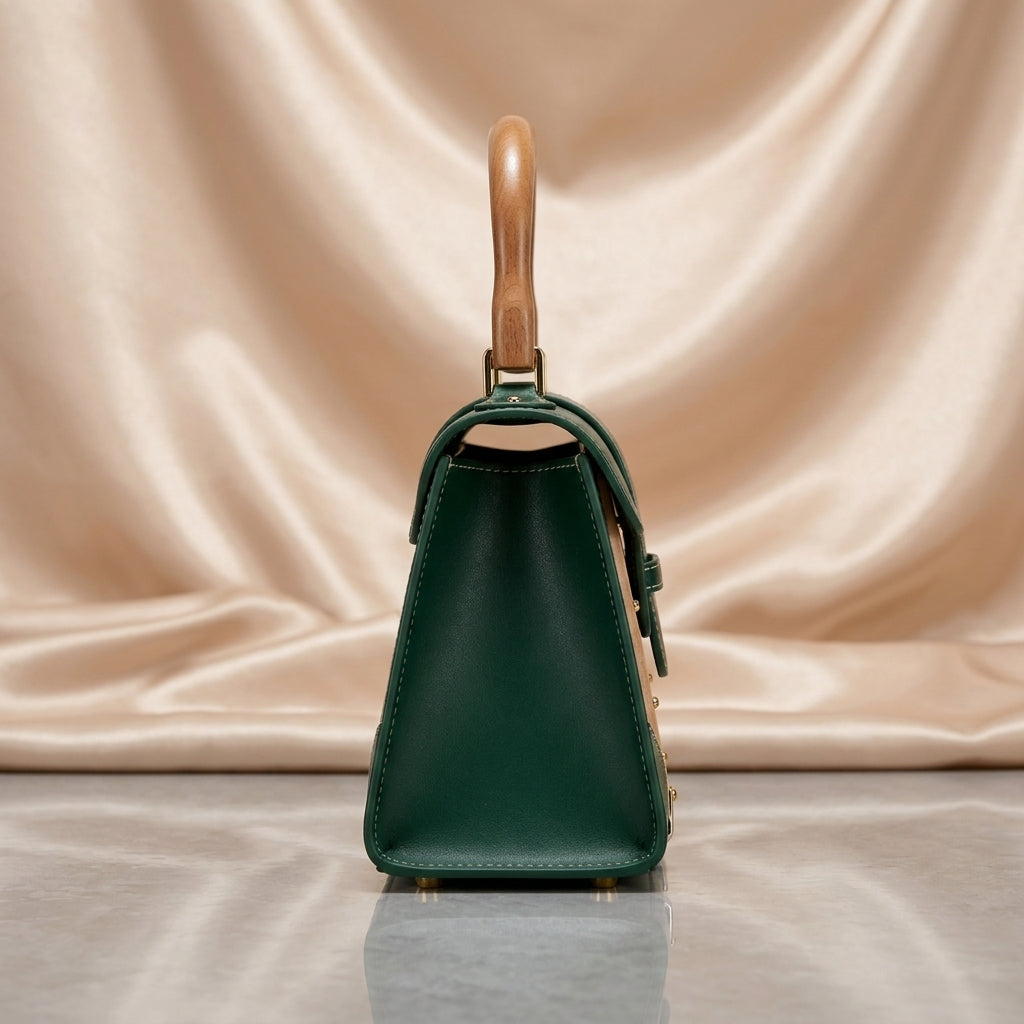 Goyard Heritage Chevron Structured Top-Handle Bag