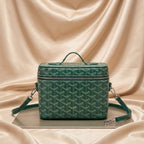 Goyard Chevron Vanity Case — Structured Crossbody