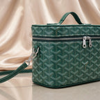 Goyard Chevron Vanity Case — Structured Crossbody
