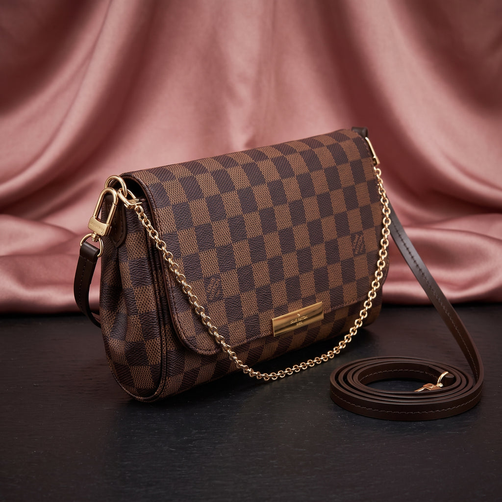 LOUIS VUITTON Canvas Crossbody Shoulder Bag