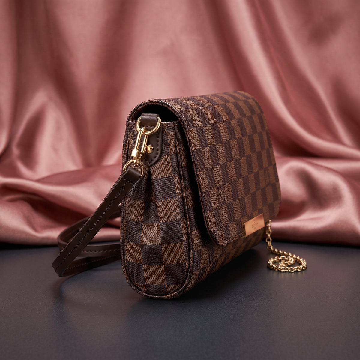 LOUIS VUITTON Canvas Crossbody Shoulder Bag