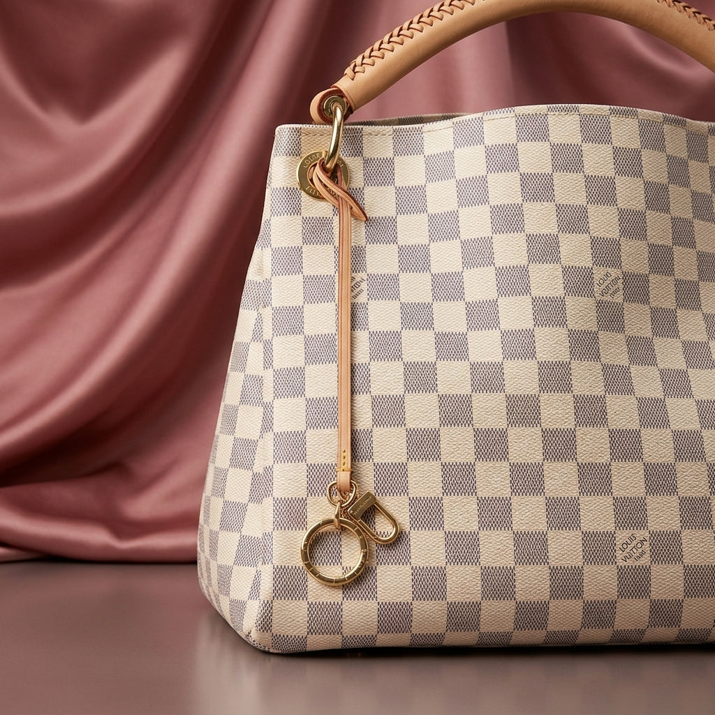 Louis Vuitton Canvas Hobo Shoulder Bag
