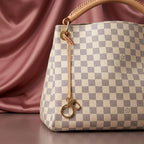 Louis Vuitton Canvas Hobo Shoulder Bag