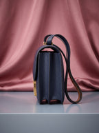 Hermès Constance 18 Bleu Nuit Epsom Leather Bag