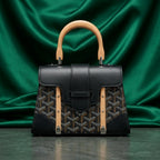 Goyard Heritage Chevron Structured Top-Handle Bag