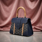 Goyard Heritage Chevron Structured Top-Handle Bag