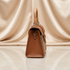 Goyard Heritage Chevron Structured Top-Handle Bag