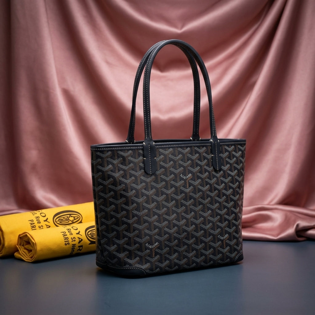 GOYARD Heritage Chevron Classic Tote — Structured Everyday Bag