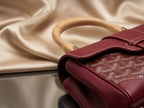 Goyard Heritage Chevron Structured Top-Handle Bag