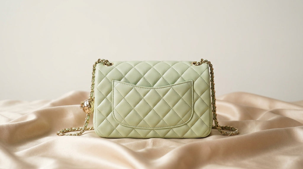 Chanel Mini Flap Bag | Mint Green Quilted Lambskin with Gold Hardware –| LisaLuxuryHub