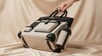 Hermès HAC Canvas & Black Leather Tote Bag| LisaLuxuryHub