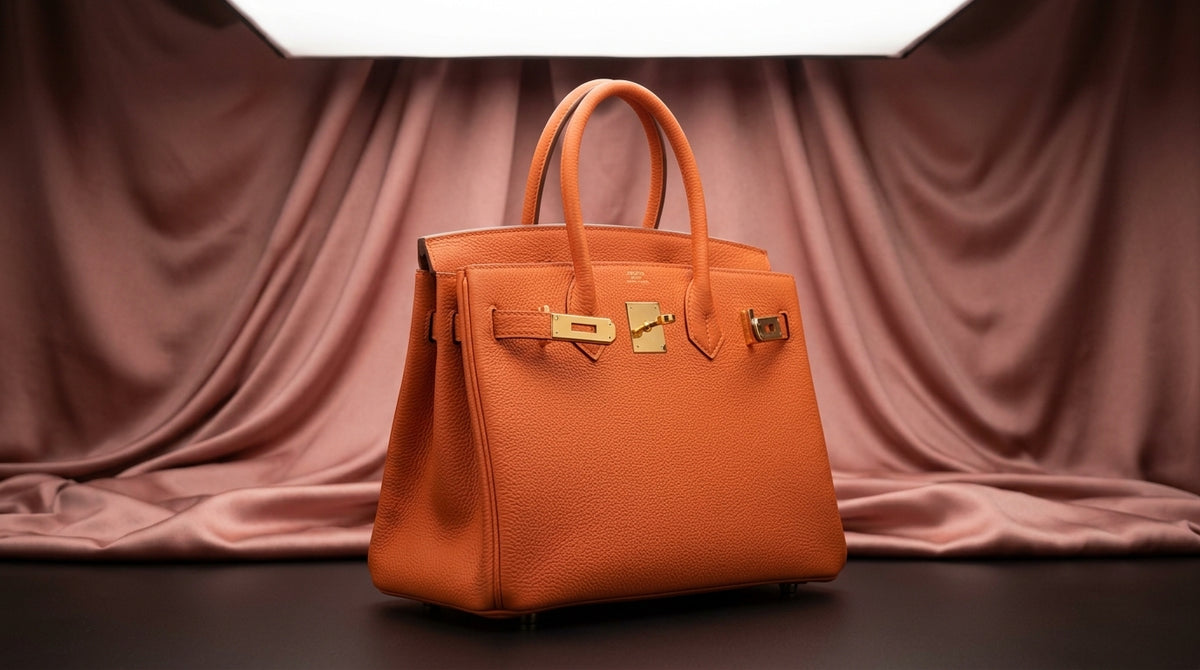 Hermès Birkin 25 Orange Togo Leather with Gold Hardware