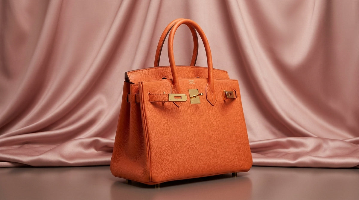 Hermès Birkin 25 Orange Togo Leather with Gold Hardware