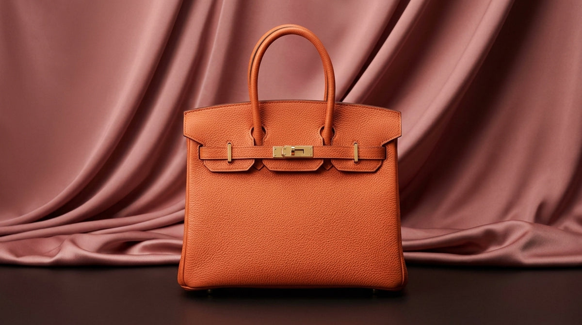 Hermès Birkin 25 Orange Togo Leather with Gold Hardware
