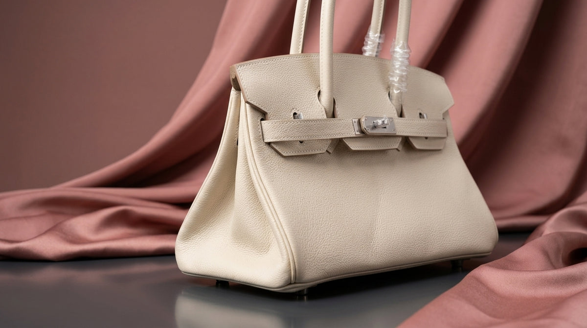 Hermès Birkin 25 Craie Togo Leather with Palladium Hardware