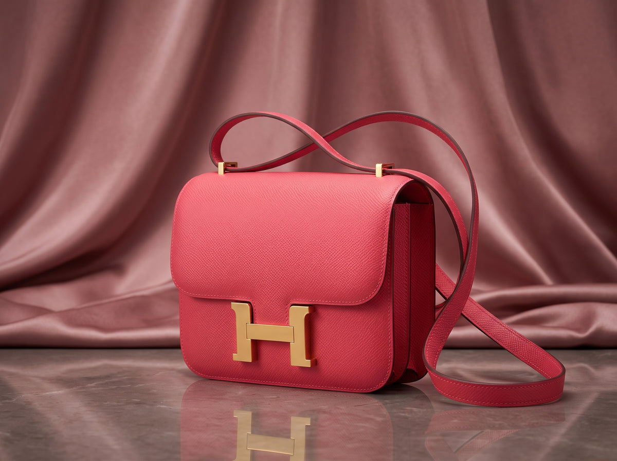 Hermès Constance 18 Rose Azalée Epsom Leather Bag
