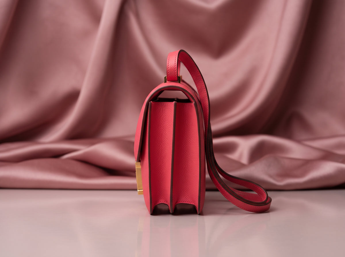 Hermès Constance 18 Rose Azalée Epsom Leather Bag