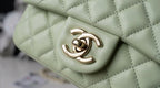 Chanel Mini Flap Bag | Mint Green Quilted Lambskin with Gold Hardware –| LisaLuxuryHub