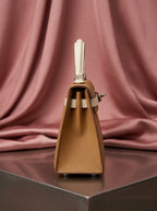 Hermès Mini Kelly 20 Gold & Nata Epsom Leather