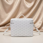 Goyard Chevron Vanity Case — Structured Crossbody