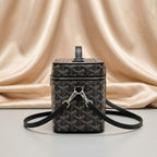 Goyard Chevron Vanity Case — Structured Crossbody