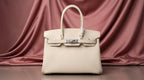 Hermès Birkin 25 Craie Togo Leather with Palladium Hardware